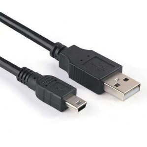 USB MiniB �P�[�u�� USB2.0 �f�[�^�]�� �[�d USB A �I�X to miniB �I�X �f�W�J�� �h���C�u���R�[�_�[ �|�[�^�u��HDD PlayStation�Ή� USB�P�[�u�� (2M)