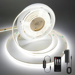 AXMOTUTCOBLED�e�[�v���C�g3m24V�����F6000K���P�x�����\�����x�t���L�V�u��LED�e�[�v���C�g�t��RF�����[�g�����PSE�F�ؓd���ؒf�\��t�ȒP�H��s�v��h���X�܎����z�[�������pDIY