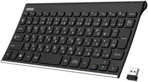 Arteck2.4GCXL[{[h{z񖳐XeXX`[yʃtTCYL[{[hRs[^[AfXNgbvAPCAbvgbvASurfaceAX}[gerAWindows10/8/7AVistac