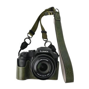 VOVMOEYA �J�����P�[�X For Panasonic Lumix DC-FZ80D/FZ82D/FZ85D�AFZ80D�{�f�B�P�[�X FZ82D FZ85D �J�����ی�J�o�[ PU���U�[ D��l�W���t�� ��ʊJ�� �d�r���� �S�ʕی�