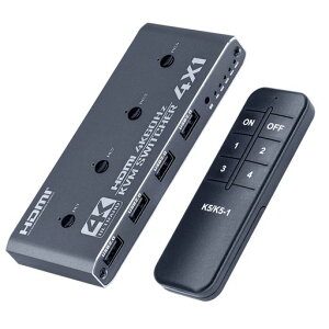ELEVIEWKVM�X�C�b�`4KHDMIUSB�ؑ֊�4�|�[�g(PC4��p)4K@60HzHDMI2.0HDCP2.2�L�[�{�[�h/�}�E�X/���j�^�[�����L�ȒP�ڑ��h���C�o�[�s�vUSB�P�[�u���t��EHD-615N