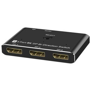 Displayport�ؑ֊�DP1.4�o����8KDP�ؑ֊�3����1�o��/1����3�o��8K@30Hz/4K@144HzDisplayPort�X�C�b�`���[Displayport�蓮�X�C�b�`���[