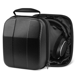 Geekria Shield �P�[�X ��^�I�[�o�[�C���[�w�b�h�z���p �����p�ی�n�[�h�V�F���E�g���x���L�������O�o�b�O �P�[�u�����[�t�� �[���n�C�U�[ Sennheiser HD 660S2/599 SE/559 �Ή� (�u���b�N)