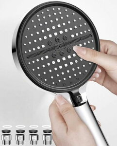 �y2026 �ŐV�zPRO+ 140mm ���咼�a�~�`�V�����[�w�b�h 6 ��ރV�����[���[�h�t���莝���� �ŋ��u�[�X�g�@�\���� 80% �ߐ����ʒB�� �����׃}�C�N���i�m�o�u�� ,�N���[�j���O���[�h�t �ᐅ���E�c