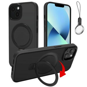 iPhone13Mini�p�P�[�X�yMagsafe�����O�X�^���h�z���_�[��̌^�z�A�C�t�H��13�~�j�J�o�[�X�^���h�@�\�c�����Ή�HILEGENER�ϏՌ��������}�b�g���B���X�^���h�X�g���b�v�z�[���t���u���b�N