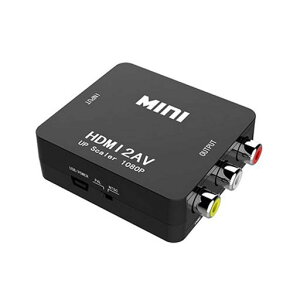 HDMI to AV�R���o�[�^�[ �R���|�W�b�g HDMI to RCA �ϊ��R���o�[�^�[ PAL/NTSC�ؑ� 1080P�Ή� HDMI����A�i���O�ɕϊ��A�_�v�^ �����]�� USB���d�P�[�u��PS3 /PS4 /XBOX/PC/BD�v���[���[/�J�[
