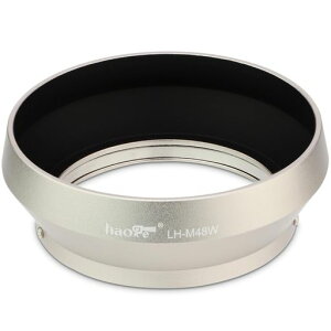 Haoge LH-M48W ���^�������Y�t�[�h�V�F�[�h �I�����p�X M.ZUIKO Digital 17mm F1.8�����Y�����p LH-48B �V���o�[