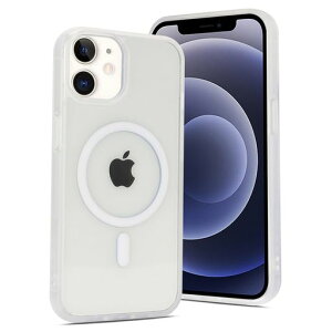 Lipvina iPhone12 Mini�P�[�X Magsafe�Ή� �ČRMIL�K�i�N���A�ϏՌ����������X�[�d�Ή� �X�}�z�P�[�X 5.4�C���`�Ή� (���ڗ���)