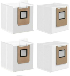 KIOMOKI ���p�b�N 4�� Eufy 3 -in-1 E20 / Omni E25 ���{�b�g ���[�t�B�|���@ E20/E25�����p���p�b�Neufy�p �_�X�g�o�b�O ���Օi