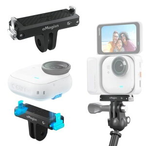 Insta360GoUltra�J�����p���C�N�C�b�N�����[�X�}�E���gABS�O�r���B��_�A�_�v�^�[�N�C�b�N�����[�X�A�N�Z�T���[����~�ߐU���z��