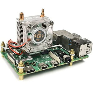 Pibiger Raspberry Pi 4 Cooling Fan Ice Tower Cooler CPU Heatsink Kit for Raspberry Pi 4 Model B Compatible with Raspberry Pi