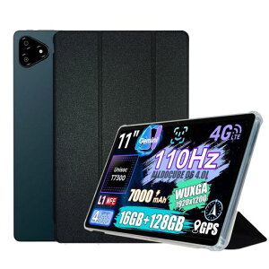 For ALLDOCUBE iPlay 70E T1160 �p�̃^�u���b�g�P�[�X �J�o�[ 11�C���` �ϏՌ� �����h�~ ��p�ی� Hcsxlcj(�u���b�N)