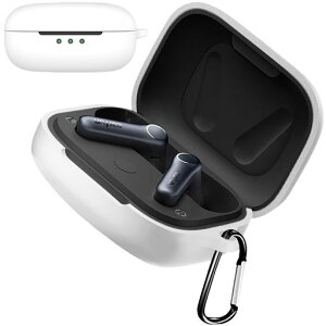 CIOODDW ���e earfun air pro 4 �P�[�X�yCIOODDW�z�Ή� earfun air pro 4 �t��V���R�� �P�[�X�S�ʕی� �[�d LED���C�g�������� �ϏՌ� �y�� �L�Y�h�~ �L�[�z���_�[�t�� �C���[�t�@���G�A�v��4
