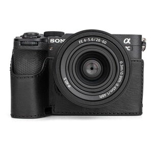 kinokoo SONY A7C2/a7CR �P�[�X�Akinokoo �~���[���X���J������7CII/ILCE-7CM2/a7CR ��p �J�����P�[�X a7cii �P�[�X �{�v �{�f�B�P�[�X �o�b�e���[�̌����ł� �O�r�l�W���t��(Black)