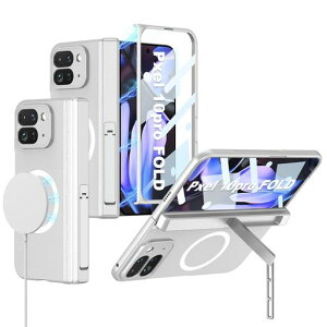 Google Pixel 10 Pro Fold ��p �P�[�X MagSafe�Ή� �q���W�ی� �s�N�Z��10 pro fold �J�o�[ OURJOY �X�}�z�P�[�X �K���X�t�B�����t�� �����x �S�ʕی� �X�^���h�t�� �J���������Y�ی� ���C�����X�[�d