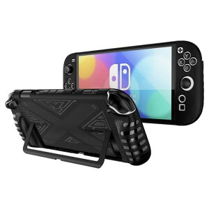 Nintendo Switch2 �P�[�X Switch2 �ی�J�o�[�yLAZIRO�z�^���h�@�\ ���E�ȒP �l�ԍH�w�Ɋ�Â����O���b�v�P�[�X ���� �y�� ���ϏՌ� �w��h�~ ���h�~ �h���h�o �S�ʕی� Nintendo
