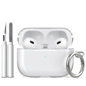 ANYOGRO for AirPods Pro 2 �P�[�X �ƌ݊����̂��� AirPod Pro ��2���� �P�[�X TPU �ϏՌ� ������ �h���h�� �����h�~ �ɏՐ� �����ȒP AirPods Pro 2 2023 2022 �Ή� ����