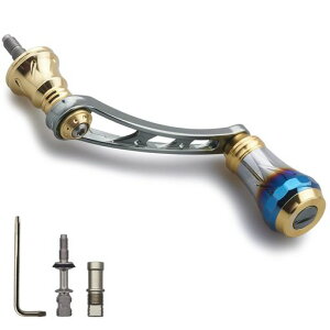 HEIGHTEN 56mm ���[�� �n���h�� 20mm�m�u���� �V�}�m �_�C��(DAIWA) �ʗp �X�s�j���O���[�� �p Aurora Series (�S�[���h&�K�����^��) (HT8501)