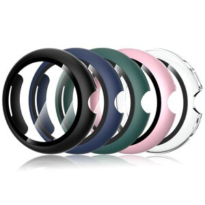 Simpeak�y5���g�zGoogle Pixel Watch 3 41mm 2024 �Ή� �P�[�X �ی�J�o�[ PC�t���[��+�����K���X�t�B���� ��̌^�S�ʕی� �ϏՌ��� �w��h�~ �ɔ��y�� �����ߗ� �������Ȃ�