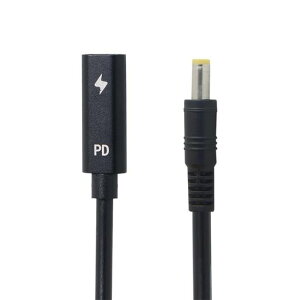 NFHK Type C USB-C ���X���� - DC 5.5 * 2.5mm Power PD�[�d�P�[�u�� 18-20V 20cm�̃m�[�g�p�\�R���p