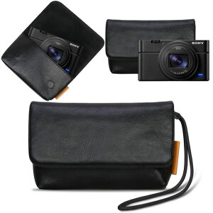 Lacdo �J�����P�[�X�o�b�O �Ή��@�� �\�j�[ RX100 VII/ RX100 VI/ Rx100 V/rx100 IV/rx100 III �f�W�^���J�����p �\�t�g���U�[���ی�J�����g���x���|�[�`�X���[�u