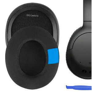 Geekria �C���[�p�b�h Sport �݊��� �p�b�h �\�j�[ Sony WH-CH700N, WH-CH710N, WH-CH720N �w�b�h�z���ɑΉ� �p�b�h �C���[/�C���[�J�b�v (��p�W�F��/�u���b�N)