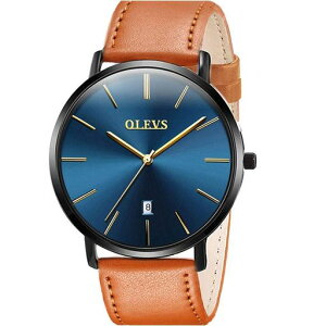 OLEVS �r���v �����Y ���v ���Ŏ��v ������� �����^ �v�x���g �N�I�[�c �A�i���O ���t�\�� �j���p watch for men