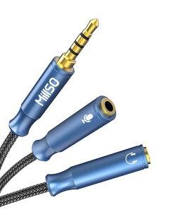 MillSO �I�[�f�B�I�ϊ��P�[�u��(3�Ƀ��Xx2-4�ɃI�X) �C���z���E�}�C�N���� 4�� �ϊ� �w�b�h�z��+�}�C�N�p�ϊ��A�_�v�^�P�[�u�� �w�b�h�Z�b�g �ϊ��P�[�u�� PC/PS4/Xbox One/Android�X�}�z�Ή� 30cm