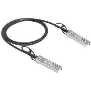 QSFPTEK 10G SFP+ DAC �P�[�u��, 1m (3�t�B�[�g) �p�b�V�u �_�C���N�g �A�^�b�` �J�b�p�[ �c�C�i�b�N�X �P�[�u�� �V�X�R SFP-H10GB-CU1M, Ubiquiti, D-Link, Netgear, Mikrotik,