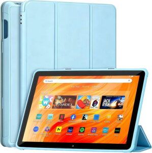 amazon fire hd 10 �J�o�[ �P�[�X 2023 Fire HD 10 13���� �ی� �J�o�[ �O�܂�X�^���h �y�� �y�� �I�[�g�X���[�v�@�\�Ή� �ϏՌ� �Ή� fire hd 10 �J�o�[�X �X�J�C�u���[