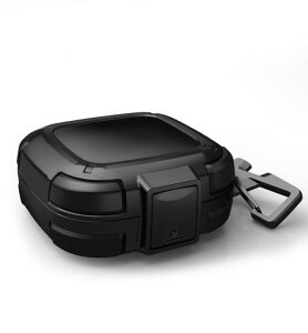 Dexnor for SHOKZ OpenFit Air�P�[�X �����h�~���b�N�t�� �ϏՌ��� ���ȃo���p�[�P�[�X �ی�J�o�[ �J���r�i&�L�[�����O&�N���[�i�[�L�b�g�t�� - �u���b�N
