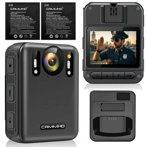 CAMMHD W8 4K�{�f�B�J���� ��Ԃ�h�~ 32G 4000mAh�o�b�e���[ �[�d��t�� �o�b�e���[2�� �T�C�����g���[�h ���[�v�^�� �x�@ ���h �Z�L�����e�B�ɓK