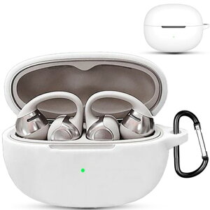 CIOODDW shokz opendots one �P�[�X �Ή� shokz opendots one �t��V���R�� �J�o�[�p �S�ʕی� �[�d LED���C�g�������� �ϏՌ� �L�Y�h�~ ������� ���C�����X�[�d�Ή� �P�[�X(�z���C�g)