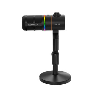 COMICA D10 �_�C�i�~�b�N�}�C�N USB/XLR�o�� 48kHz/24bit AI�m�C�Y���� 3EQ RGB���C�g PC �f�X�N�X�^���g ��