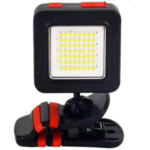 LED�N���b�v���C�g��Ɠ������d��3000mAh��e��3�i�K����360°��]Type-C�}���[�d��ނ�L�����vDIY�C��SOS���[�h�g�ю����[�N���C�g�h�В�d�΍�(�����F-6500K)