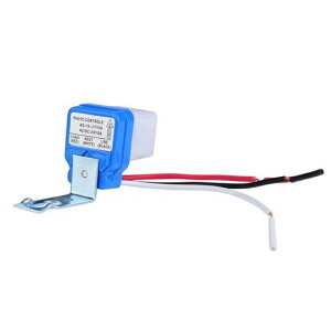 ライトコントロールスイッチセンサーライトコントロールスイッチフォトスイッチセンサー光センサースイッチ屋外ライトコントロールスイッチ街路灯スイッチ自動点灯(24V)