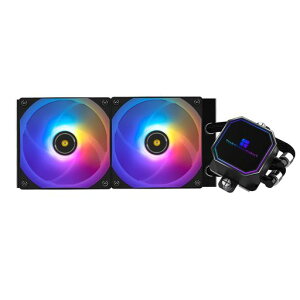 Thermalright Frozen Prism 240 Black ARGB AIO ����N�[���[�A�t��CPU�N�[���[�A2x120mm PWM�t�@������V�X�e���A1850RPM�����AAMD/AM4/AM5 & Intel