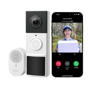 Tapo �X�}�[�g�h�A�z�� �X�}�z �r�f�I�h�A�x�� �H���s�v �C���^�[�z�� �J�����t�� 2K 3MP IP65�ό� �o�����ʘb ��^���ŉ��� ���C�����X �l�����m �ԗ����m �y�b�g���m �X�|�b�g���C�g���� �c