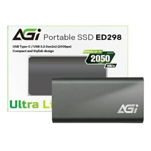 AGISSDOt1TBUSB3.2Gen2x2őǏox2050MB/bType-CP[uPS5/PS4/Win/MacΉ(mFς)A~jEP[XED298|[^uSSD