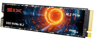 SIX NVMe M.2 SSD PCIe Gen4x4 1TB M.2 2280�K�i �ő�7350MB/s�Ǎ� - PS5�������[�g���Ή�/�q�[�g�V���N�t�� �m�[�gPC�E�f�X�N�g�b�v�p����SSD �Q�[�~���O������