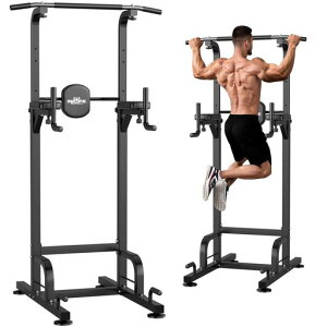 RELIFERebuildYourLife懸垂マシン懸垂バーぶらさがり健康器筋トレ器具耐荷重180kgチンニングスタンド筋トレグッズディップス高さ9段階自重トレーニング器具自宅