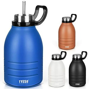 TYESO ���� �X�|�[�c�{�g�� �X�e�����X�{�g�� 1.5L ������ �ۉ��ۗ� �􂢂₷�� �X�g���[�t�� ��e�� �g�ѕ֗� ���s �L�����\�n���h���t�� (�l�C�r�[)