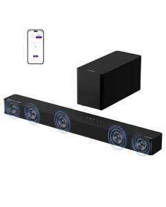 ULTIMEA 5.1ch Dolby Atmos �T�E���h�o�[|300W+�T�u�E�[�t�@�[|Poseidon M60