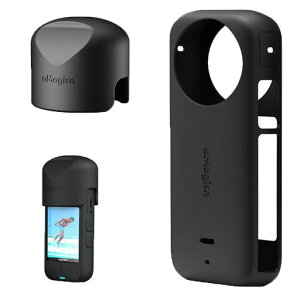 LINGHUANG Insta360 x3 �����Y�J�o�[�p x3�ی샌���Y�J�o�[ �C���X�^360 x3 �J�o�[ �S�ʕی� insta360 x3 �P�[�X �V���R���J�o�[ �ی�P�[�X Insta360 X3�J�����A�N�Z�T���[�Ή�(��)