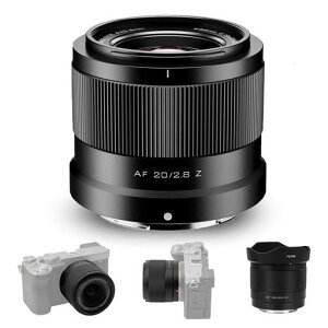 Viltrox 20mm F2.8 Z �J���������Y �t���T�C�Y�Ή� �L�p�I�[�g�t�H�[�J�X�����Y �j�R��Z�}�E���g�~���[���X�J���� Z5 Z6 Z7 Z6II Z7II Z9 �ɑΉ�