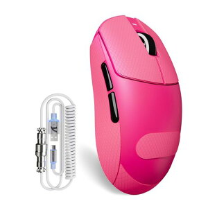 ATTACK SHARK X8PLUS ���C�����X�Q�[�~���O�}�E�X �y��55g �v����3395�Z���T�[ �ő�DPI40000 �L��/Bluetooth/2.4G 3���[�h RGB�o�b�N���C�g 500mAh�������o�b�e���[ �A�C�X�O���b�v�\�ʏ���