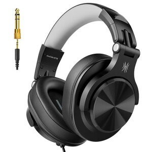 OneOdio A71D �I�[�o�[�C���[�w�b�h�z�� �L�� ���^ �n�C���]�Ή� ���j�^�[ DJ 3.5/6.35mm�v���O�t�� �u���b�N