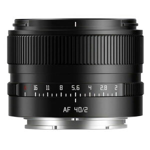 TTARTISAN AF 40mm F2 �t���T�C�Y�Ή� �����Y �I�[�g�t�H�[�J�X �R���p�N�g �y�� �J�����p�����Y ��AF�Ή� �X���� �Õ��ʐ^ ���|�[�g���[�g�B�e�ɍœK (E�}�E���g)