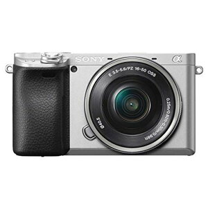 SONY(�\�j�[) APS-C �~���[���X���J���� ��6400 �p���[�Y�[�������Y�L�b�g(���������Y:SELP1650) �V���o�[ ILCE-6400L S