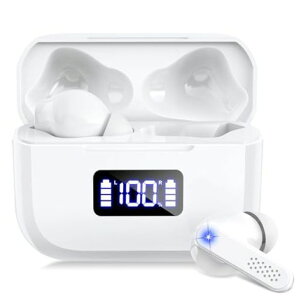 �y2025�N���f�� bluetooth �C���z���z �ŐV��Bluetooth5.3 �̗p �ő�48���ԉ��y�Đ� ���C�����X TypeC�}���[�d LED?��?�� ���肵���ڑ� AAC/SBC�ɑΉ� �f�����y�A�����O ���K�ȃ^�b�`���� IPX7�h�� �S